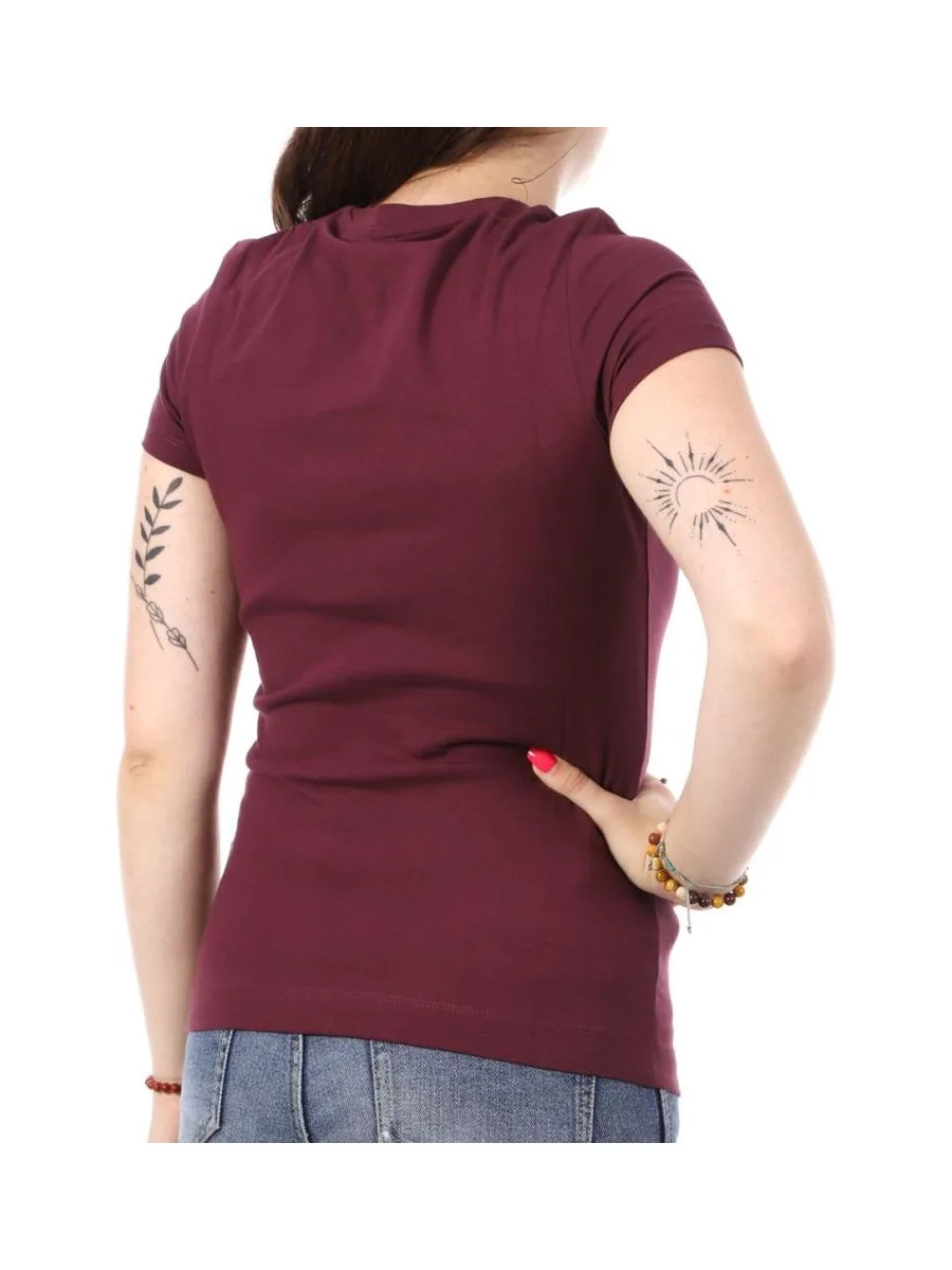 T-shirt BordeauxFemme Guess Gold 2