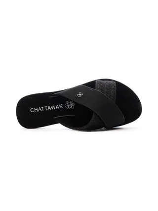Sandales Noir Femme Chattawak Dacota 4