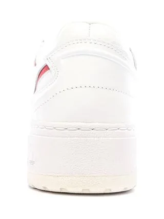 Baskets Blanches/Rouges Femme Adidas Forum Xlg 3