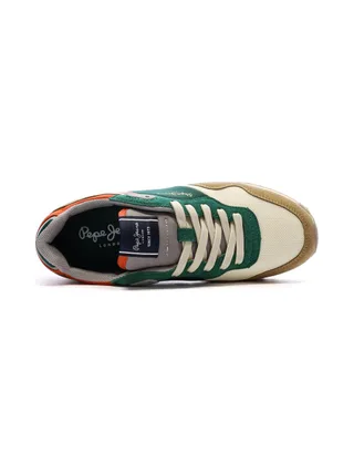 Baskets Beige/Vert Homme Pepe jeans London Life 4