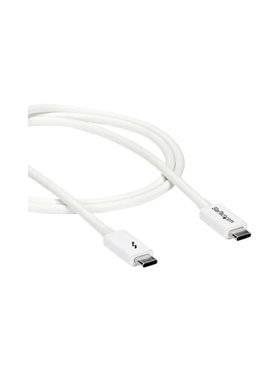 1m Thunderbolt 3 Cable 20Gbps - White 4