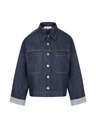 Veste en jean Bleu Brut Femme Morgan JAMES 3