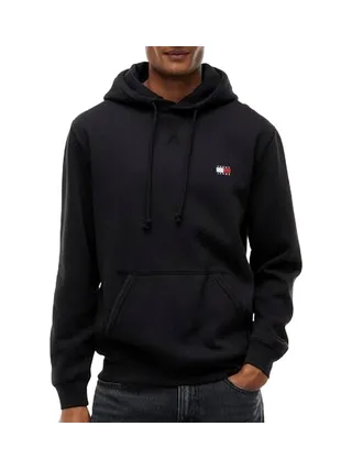 Sweat Noir Homme Tommy Hilfiger Badge DM0DM 1