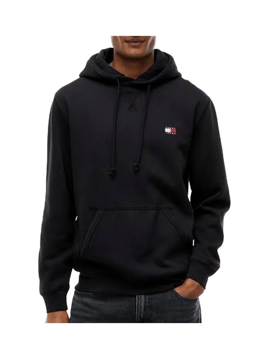 Sweat Noir Homme Tommy Hilfiger Badge DM0DM 2