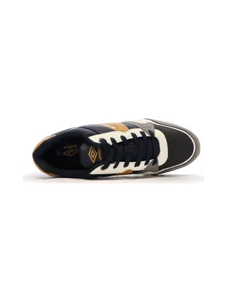 Baskets Blanc/Marine/Camel Homme Umbro 973590 4