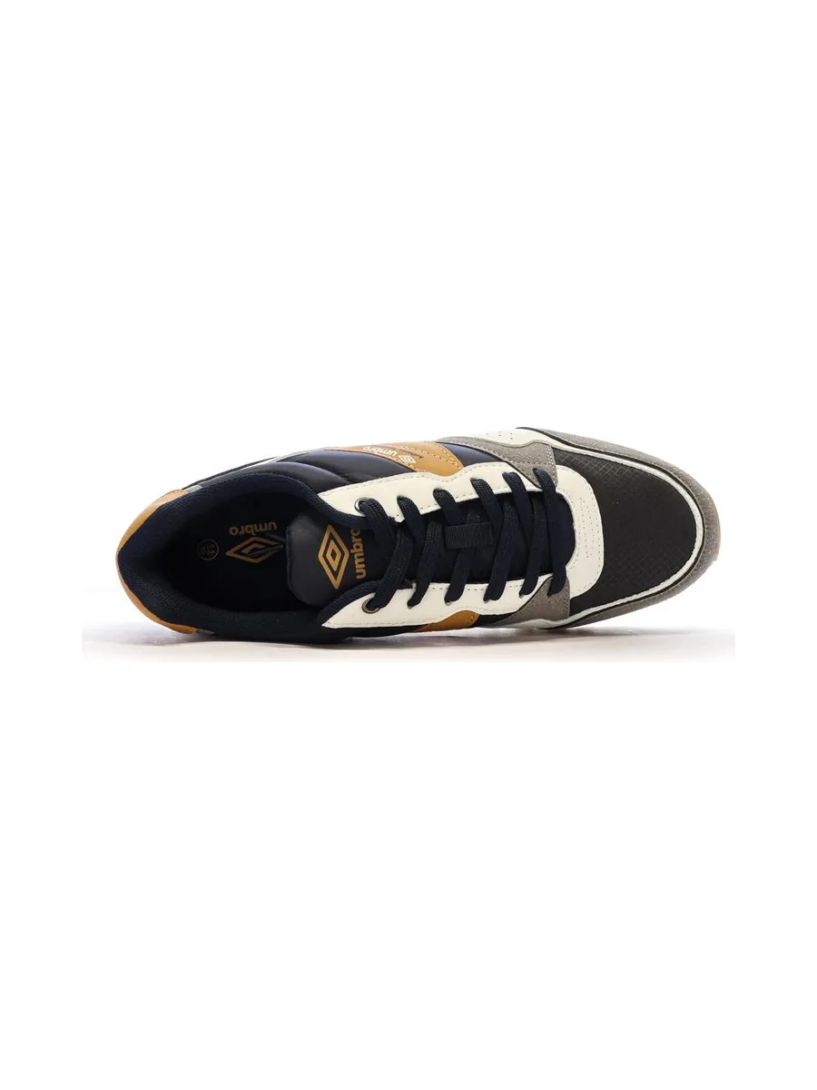 Baskets Blanc/Marine/Camel Homme Umbro 973590 5