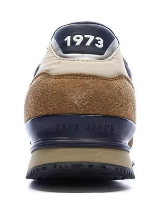 Baskets Marron/Rouge/Marine Homme Pepe jeans Brit Road M 3