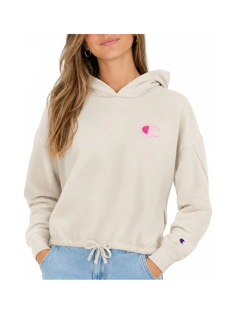 Sweat Beige/Rose Fille Champion Hoodie 2