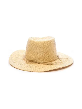 Chapeaux de Paille Blanc Via Lorenzo Fedora Naturel 3