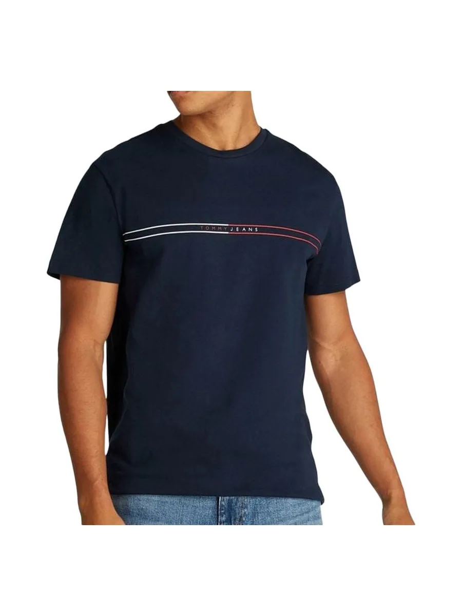 T-Shirt Marine Homme Tommy Hilfiger Slim Entry Graph 1