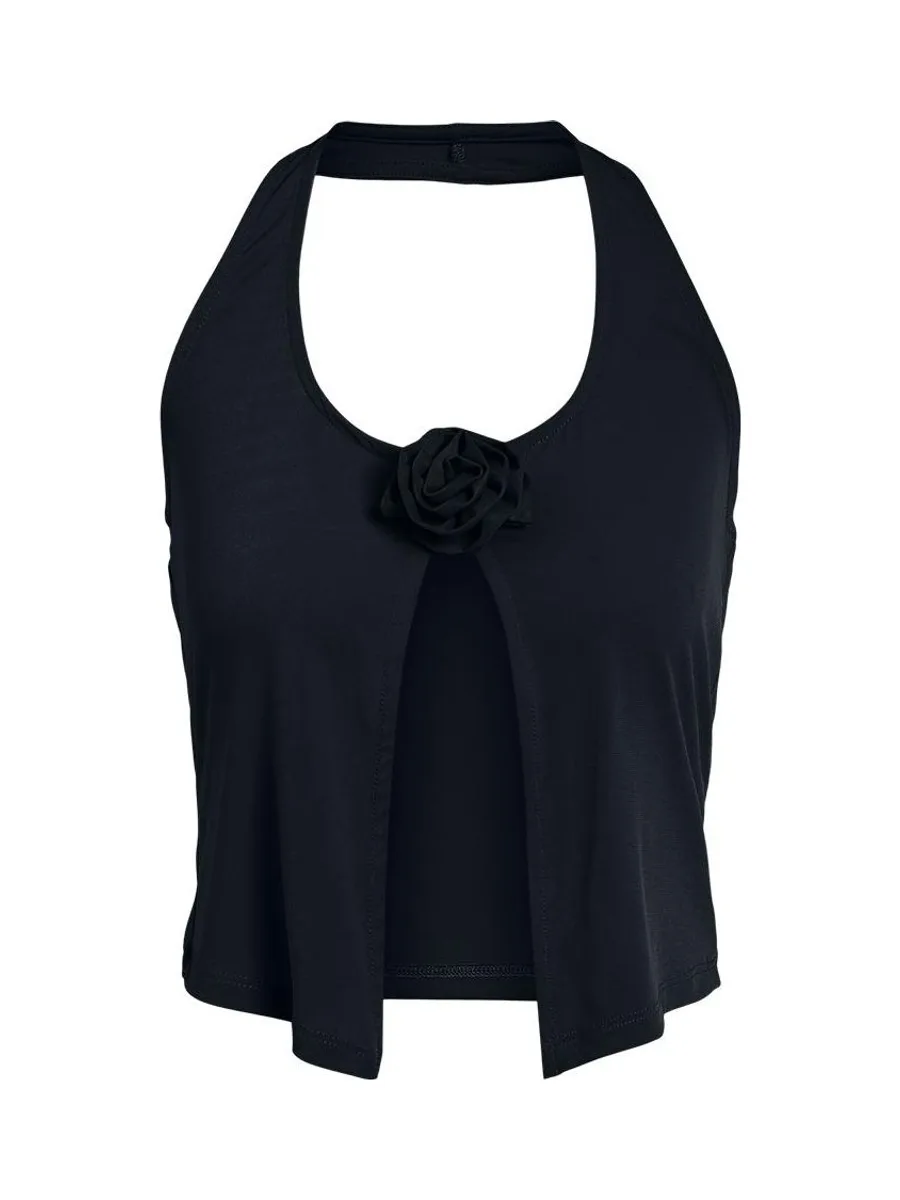 Top Noir Femme Noisy May Bella 2