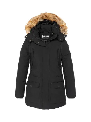 Parka Noir Femme Schott CAMILIA 1