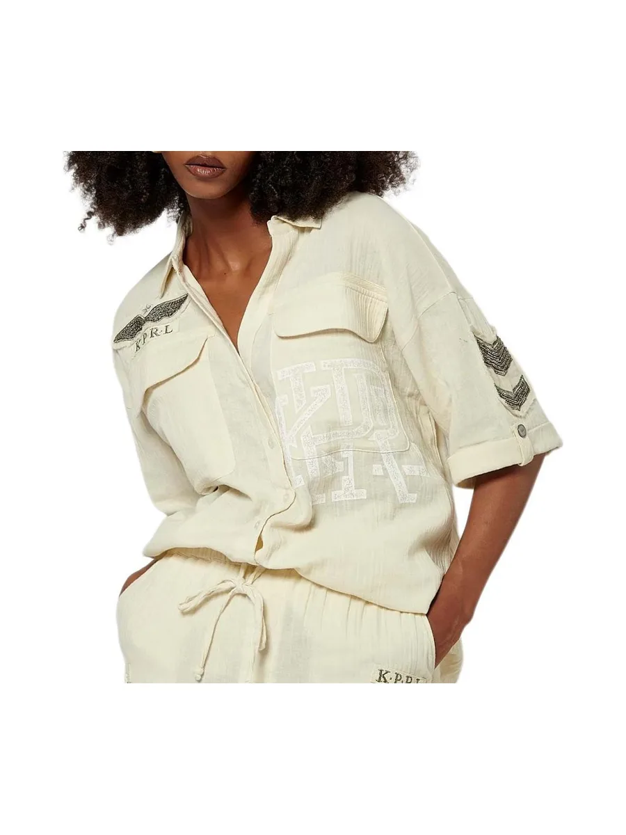Chemise Ecru Femme Kaporal SLOW 2