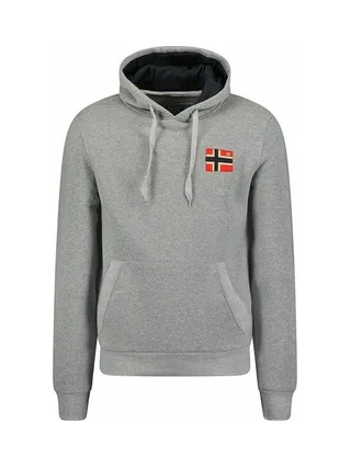 Sweat Gris Clair Homme Geographical Norway Fondant Light 1