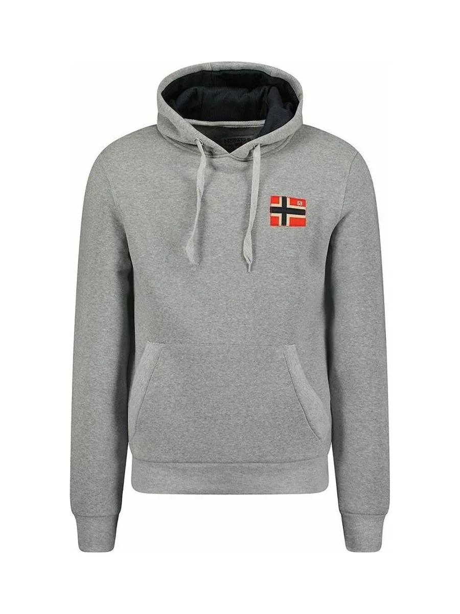 Sweat Gris Clair Homme Geographical Norway Fondant Light 2