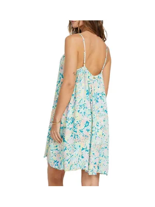 Robe à fleurs Turquoise Femme Billabong Sun Spell Mini 2
