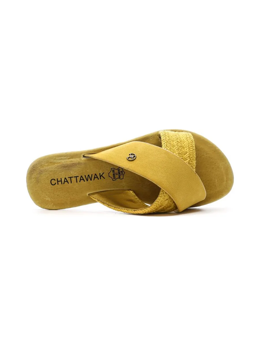 Sandales Jaune Femme Chattawak Dacota 5