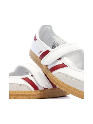 SAMBA JANE Baskets Blanc/Rouge Adidas 7