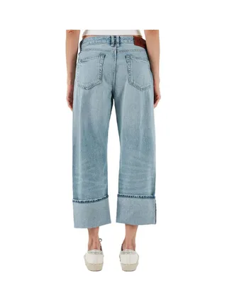 Jean Loose Bleu Femme Calvin Klein Jeans Relaxed 2