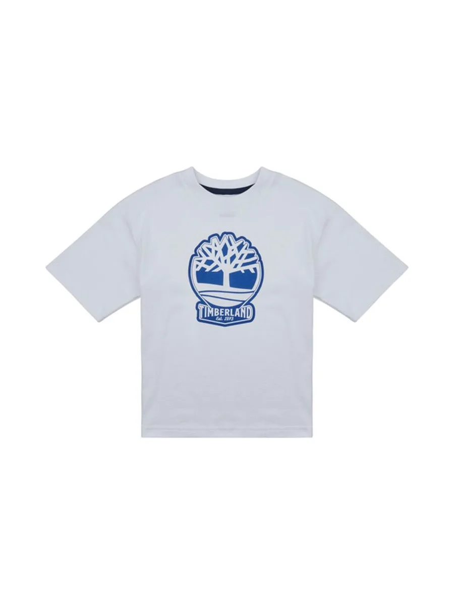 T-Shirt Bleu Clair/Marine Garçon Timberland T60422 2