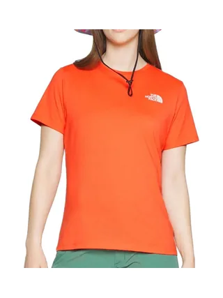 T-shirt Orange Femme The North Face Foundation 1