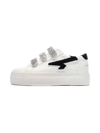 Baskets Blanche Plateforme Femme Kaporal Clovia 1