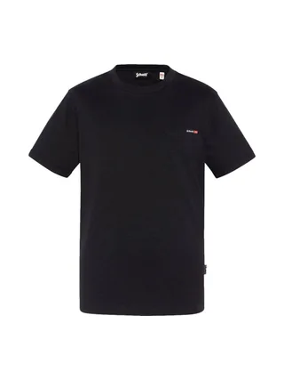 T-Shirt Noir Homme Schott TSKEA1 1