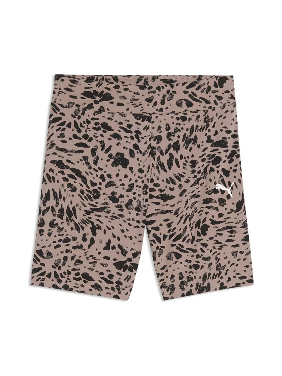 Short Beige/noir/Rose Fille Puma Ess Graphic Animal 2
