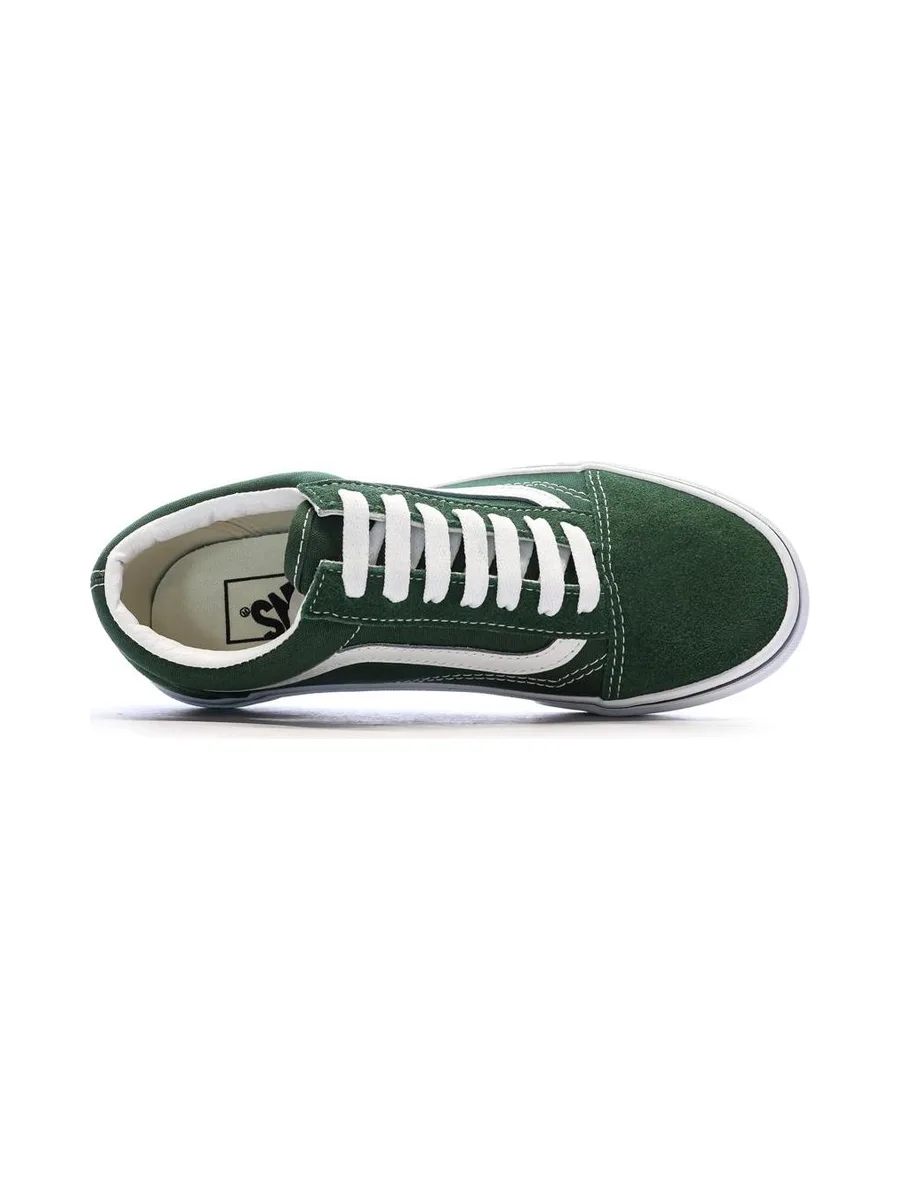 Baskets Vertes Homme Vans Old Skool Color 5