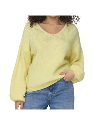 Pull Jaune Femme JDY Dinea 1