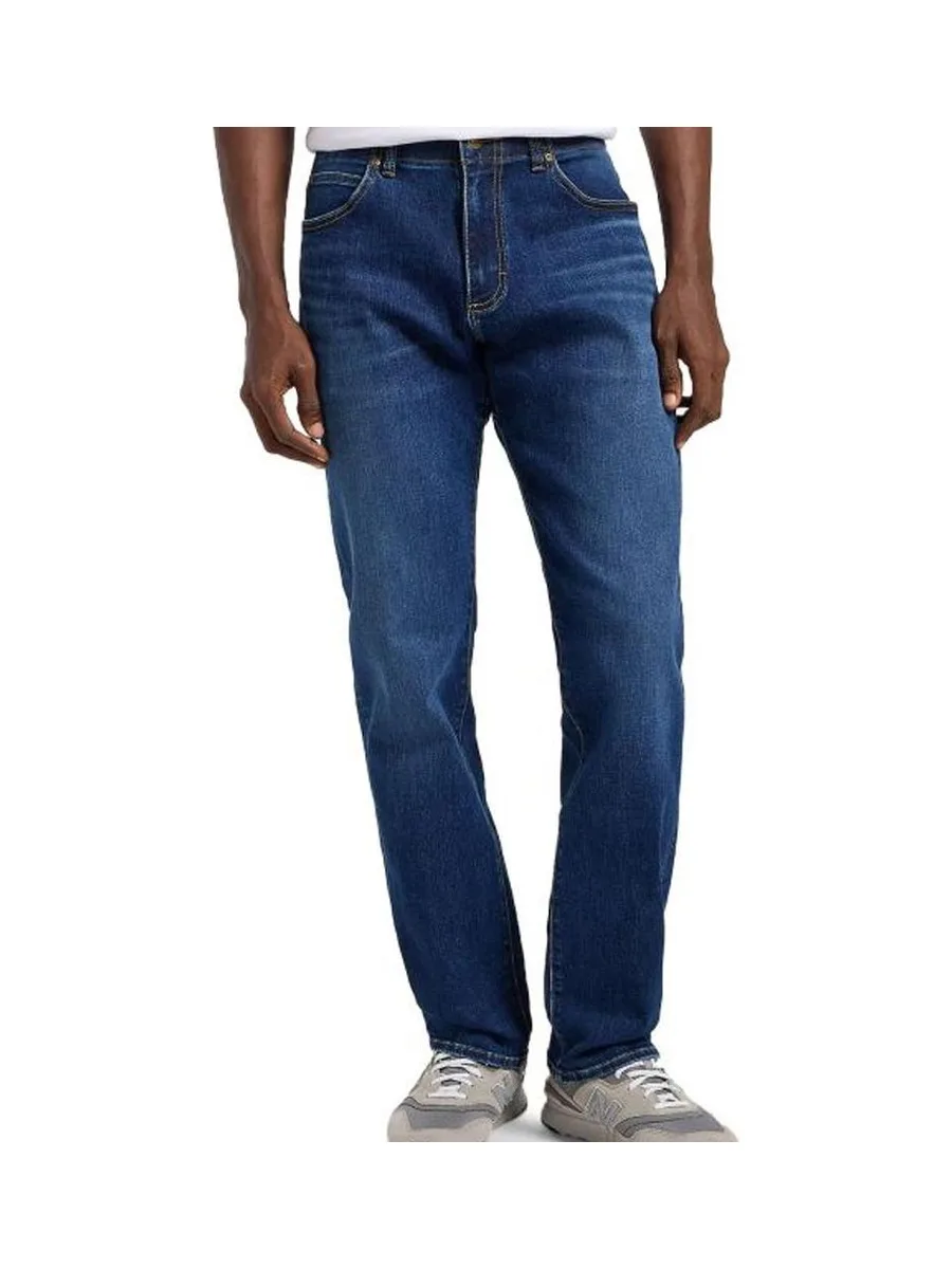 Jean Straight Bleu Homme Lee Midmoor 2