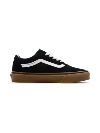 Baskets Noir/Marron Garçon Vans Old Skool 2