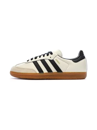 Samba Baskets Beige/Noir Femme Adidas 1