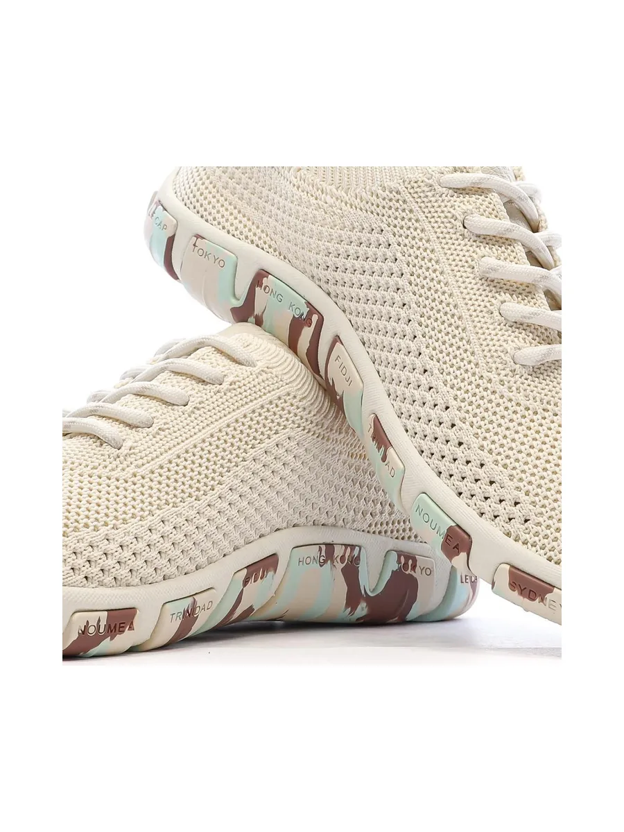 Baskets Beige Femme TBS Tennis Eco Pet Camo 7