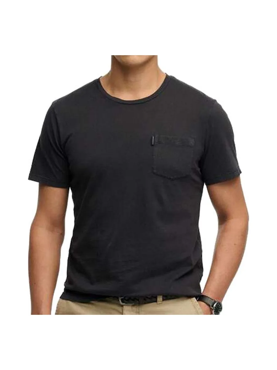T-Shirt Noir Homme Superdry Classic Essential 2