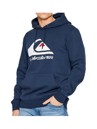Sweat Gris foncé Homme Quiksilver Biglogohood 1