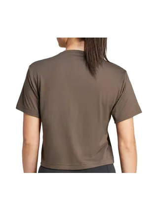 T-Shirt Kaki Femme Adidas Essentials 2