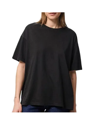 T-Shirt Noir Femme Pieces Loise 1