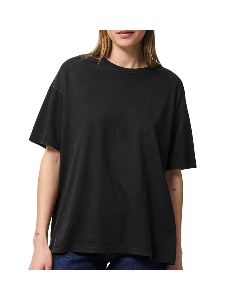 T-Shirt Noir Femme Pieces Loise 2