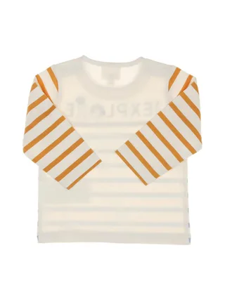 T-shirt Bleu à Rayures Enfant EOM Elorisa 2