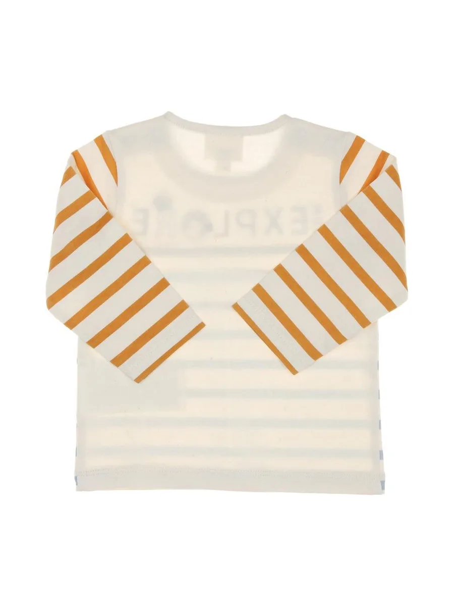 T-shirt Bleu à Rayures Enfant EOM Elorisa 3
