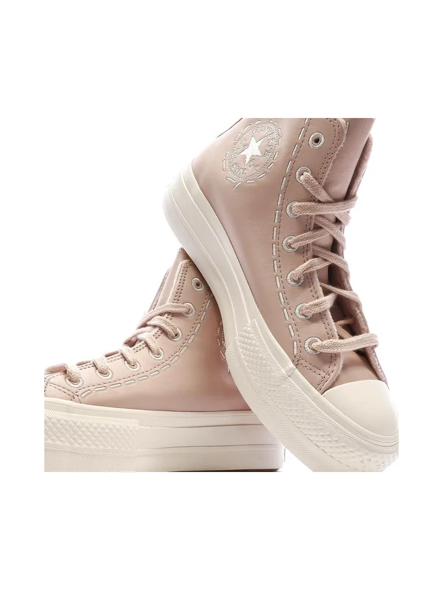 Baskets Roses Femme Converse Chuck Taylor All Star Lift 8