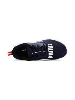 Baskets Marines/Blanches/Roses Garçon Puma Soft Wired 2 4