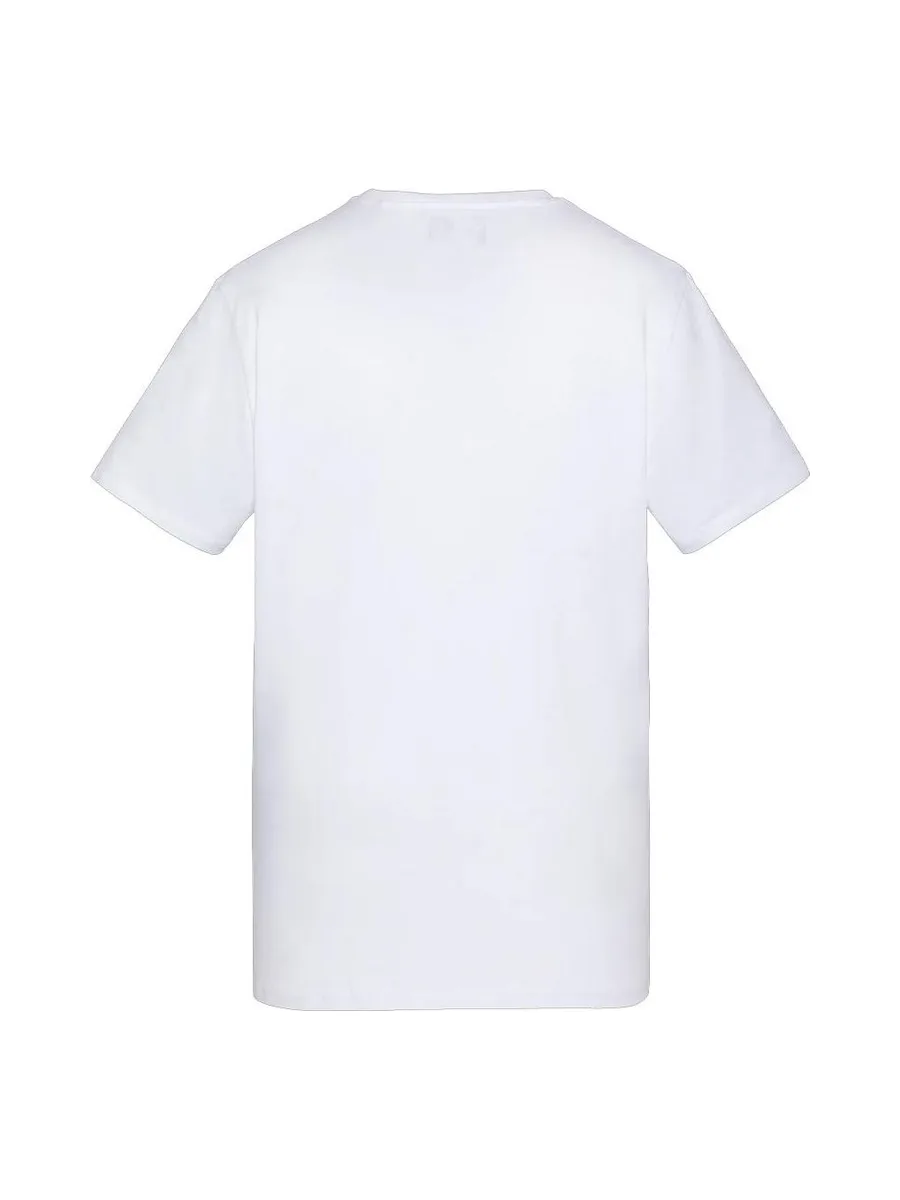 T-shirt Blanc Homme Schott TSUSTOUR 3