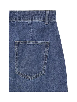 Jupe en Jean Bleu Foncé Femme Vero Moda Elfi 2