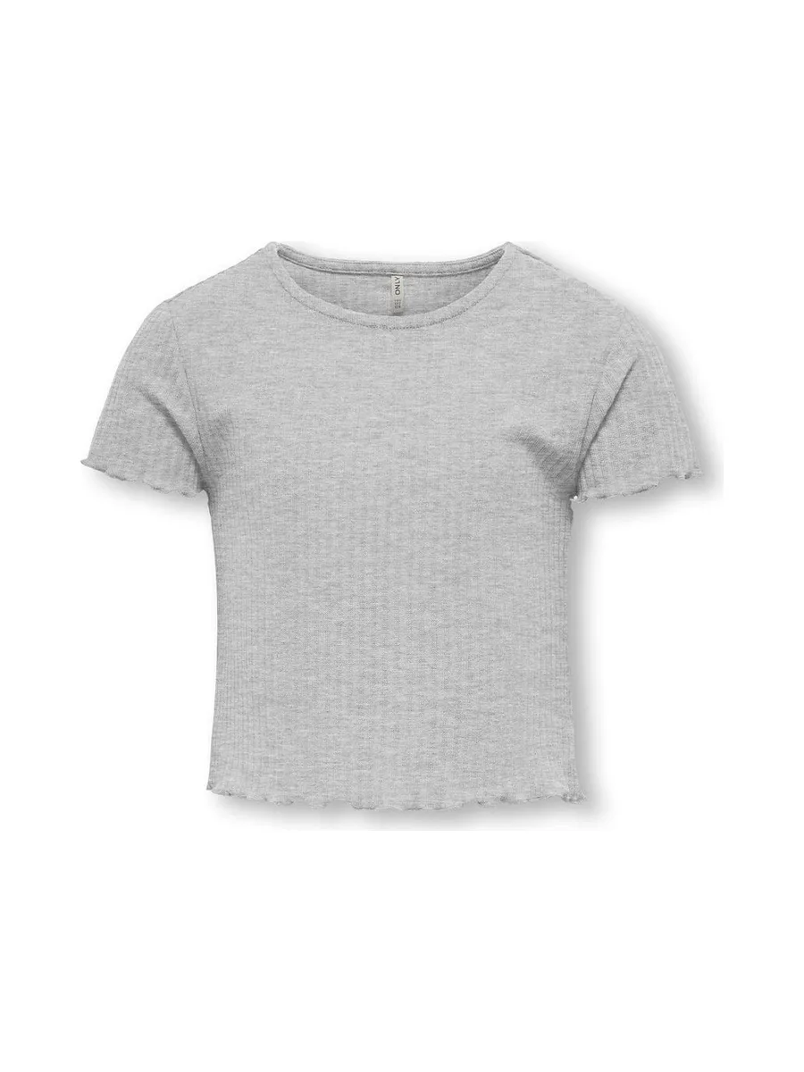 T-shirt Gris Fille Only Nella 2