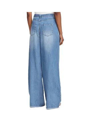 Jean Loose Bleu Femme Morgan PELIAM 2