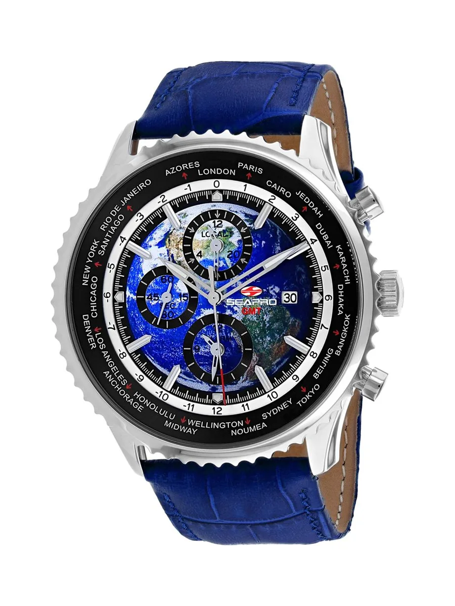 Seapro Men's Meridian World Timer GMT 1