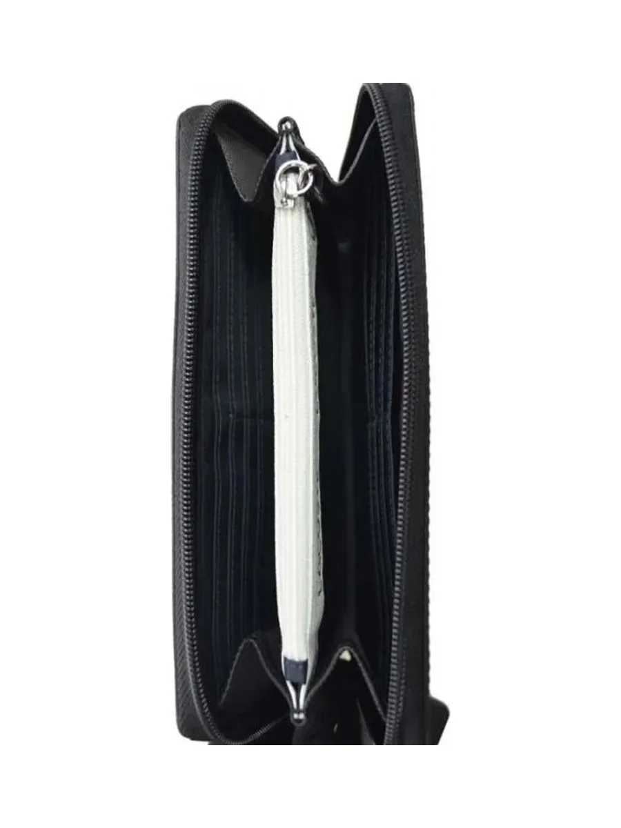 Portefeuille Noir Femme Lacoste Money Pieces Concept 3