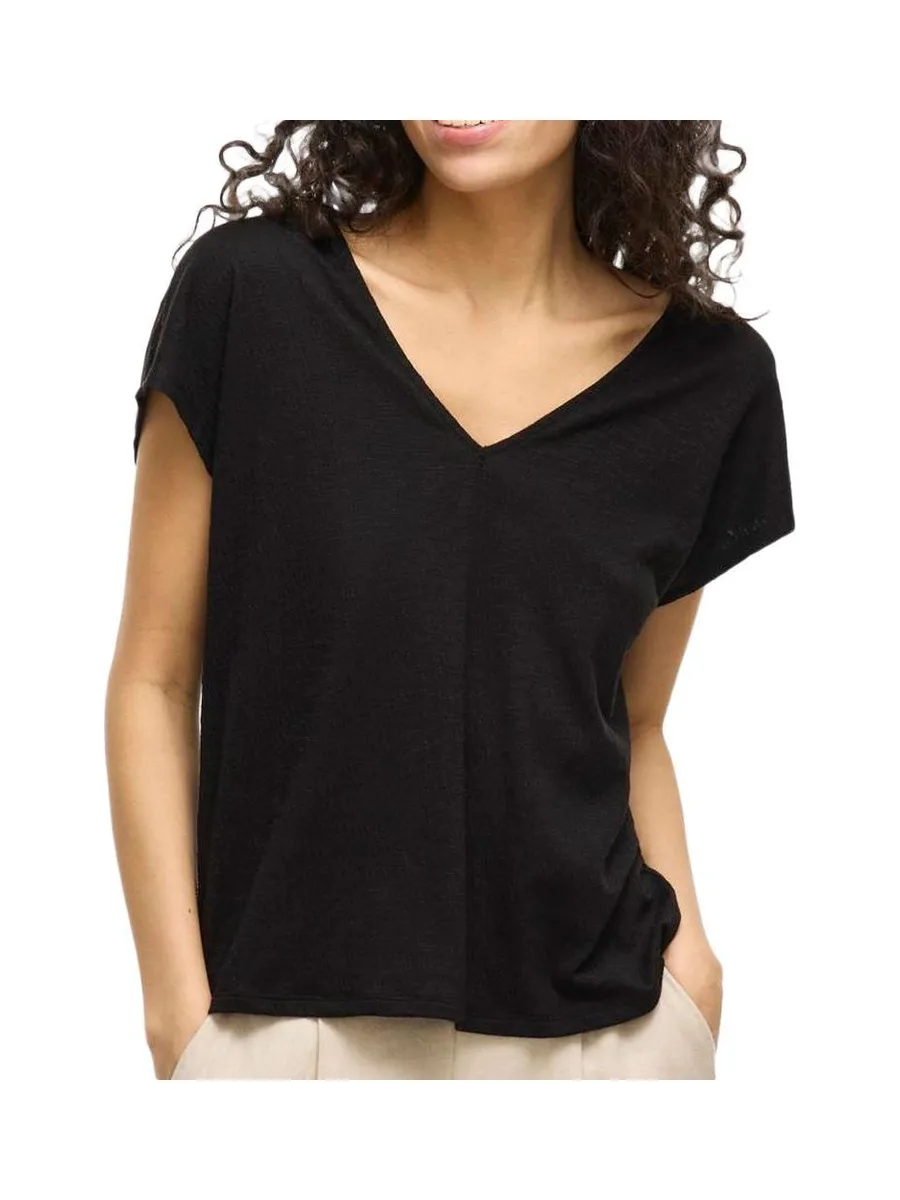 T-Shirt Noir Femme Vila Visyma 2